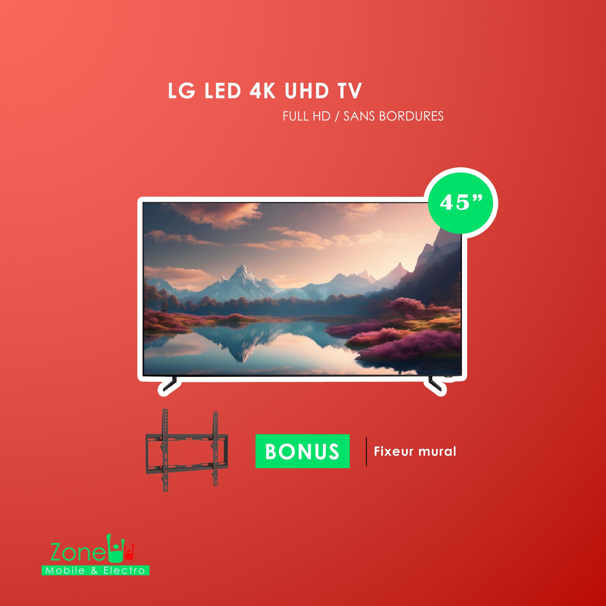 télévision lg 45 pouces led