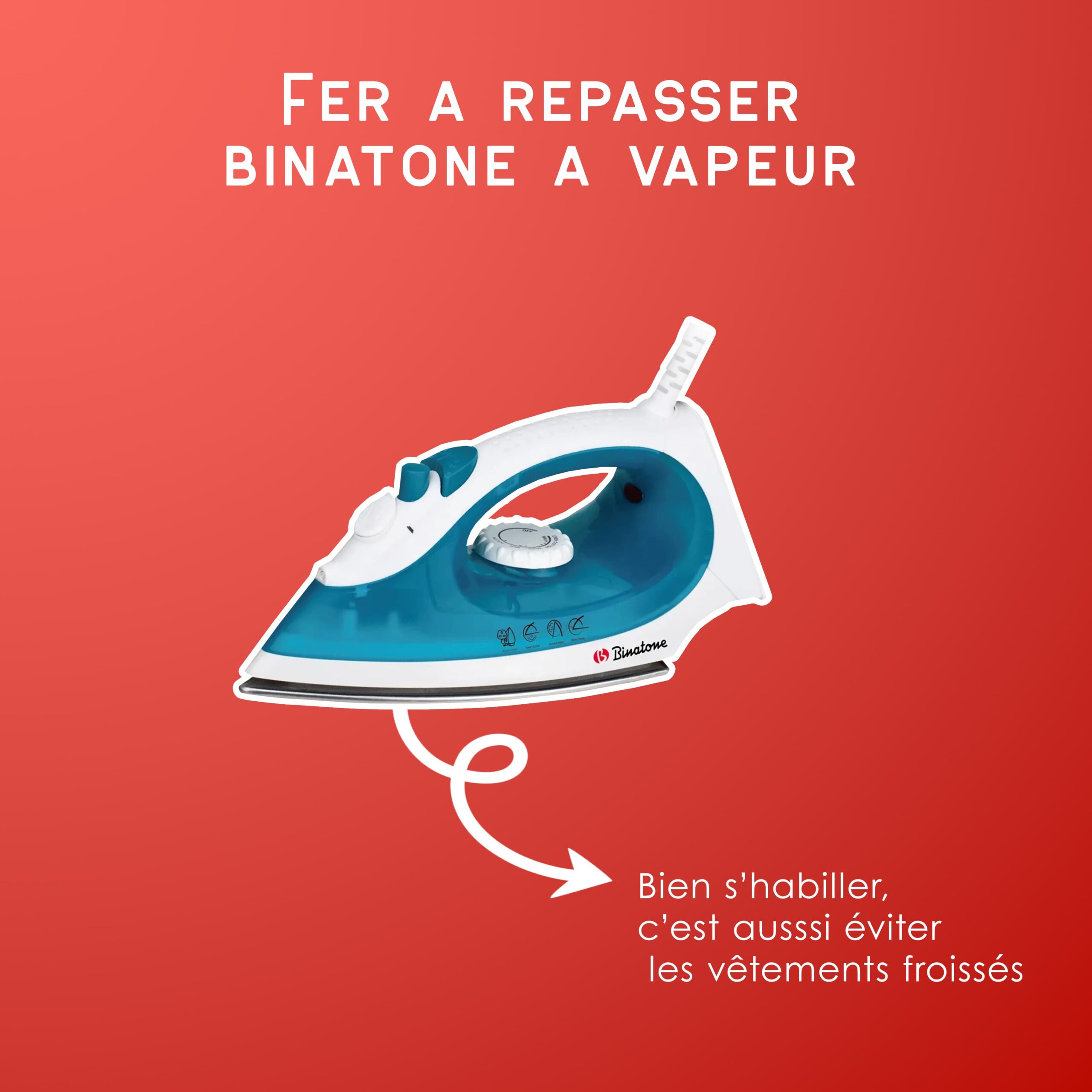 fer a repasser a vapeur binatone