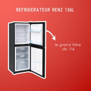 refrigerateur renz 136l