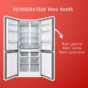 congelateur renz 695l